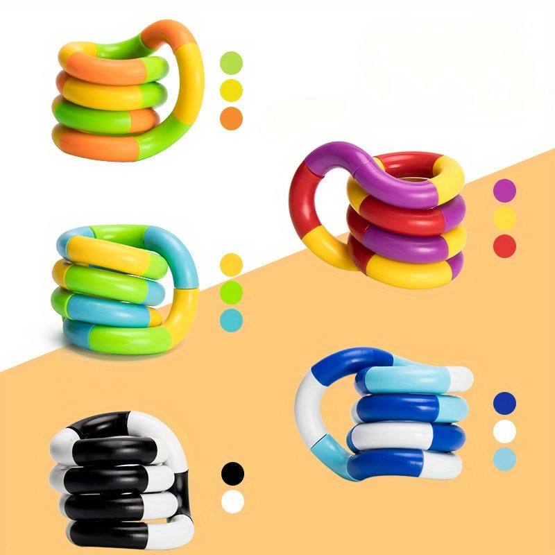 Fidget Toys, Twisted Rope Twisted Loop Winding Adult Decompression Toy