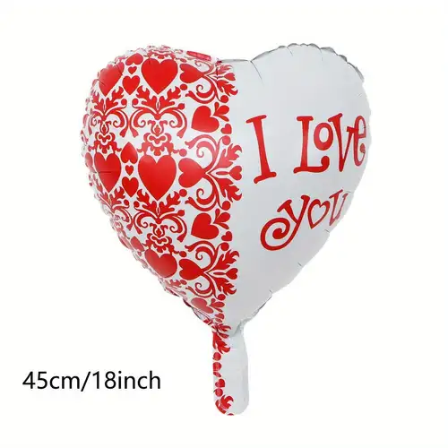 5pcs Ballons Saint valentin 18 Ballon En Film Daluminium - Temu Canada