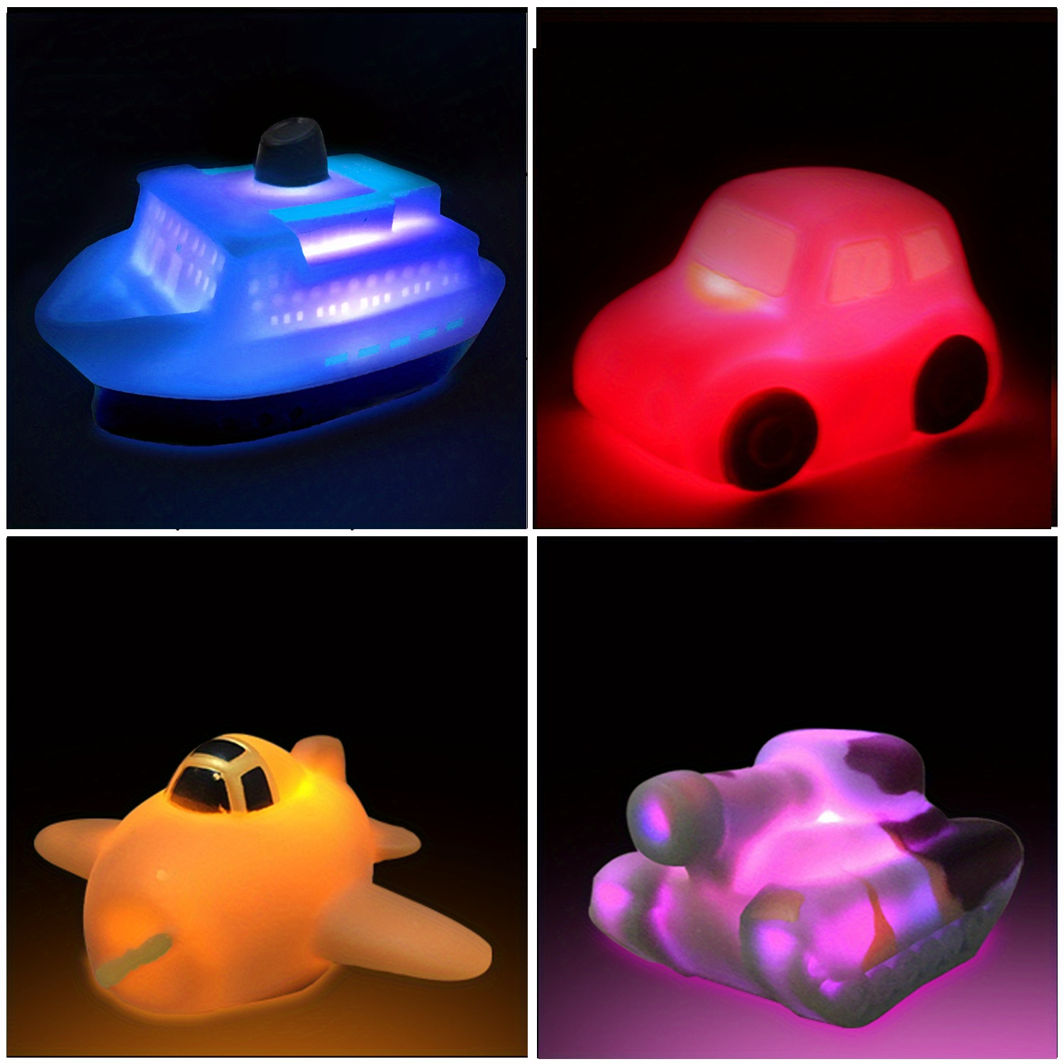 Jouet de bain lumineux en forme d'animaux marins – Mon Petit Ange