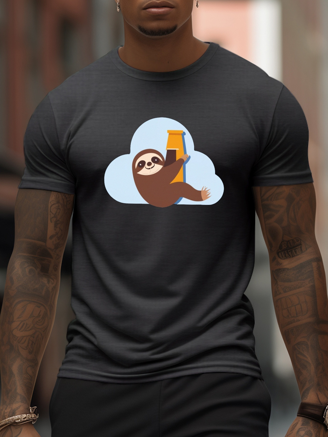 sloth workout shirt