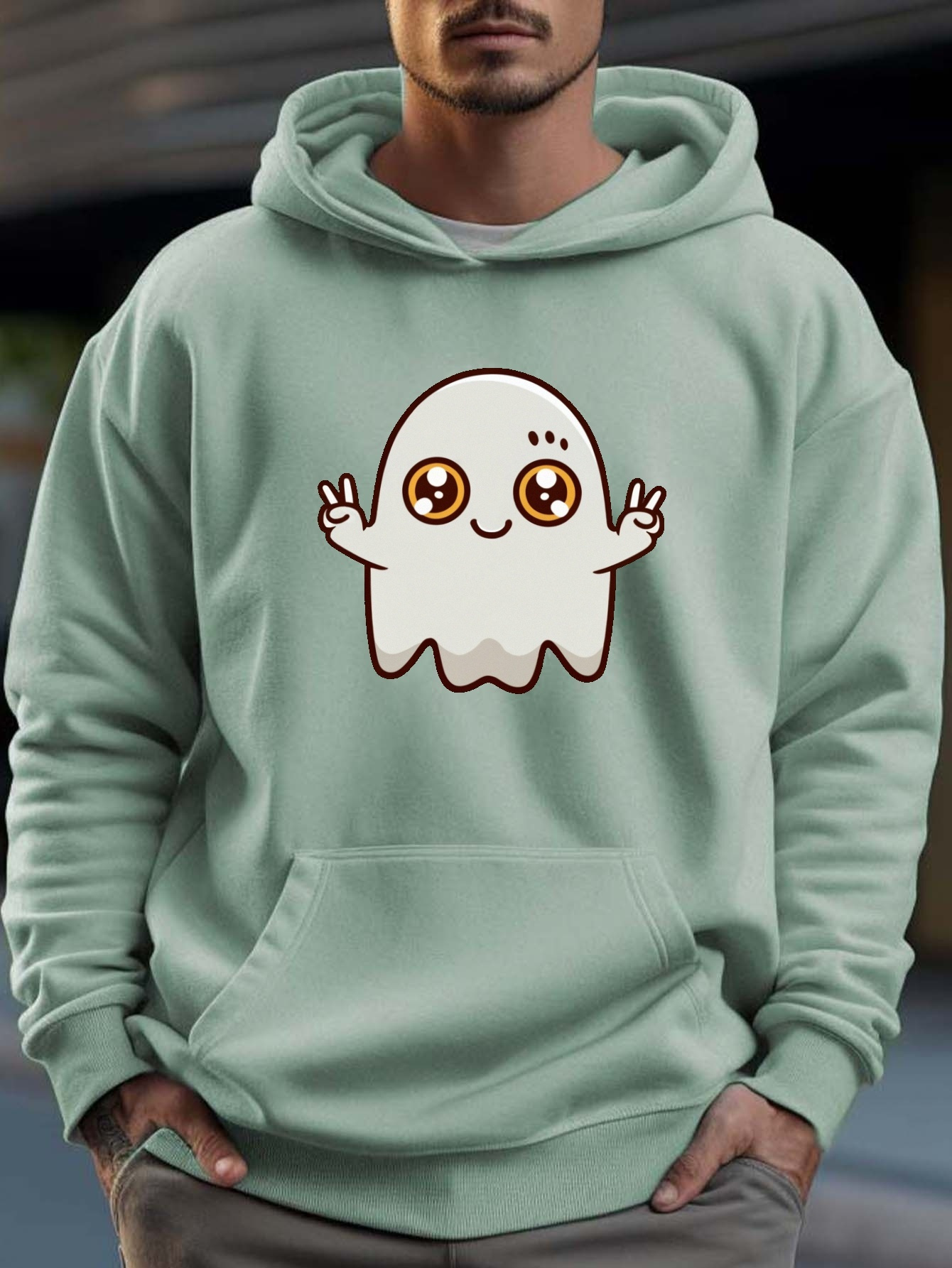 Ghost Hoodie - Temu