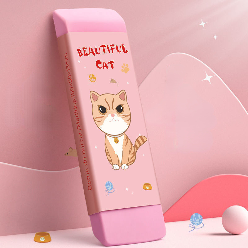 1pc Large Eraser - Leaves No Marks, , Creative Cartoon Style, Ideal For Drawing And Sketching, Great Stationery Supply, Office And Decoration Item