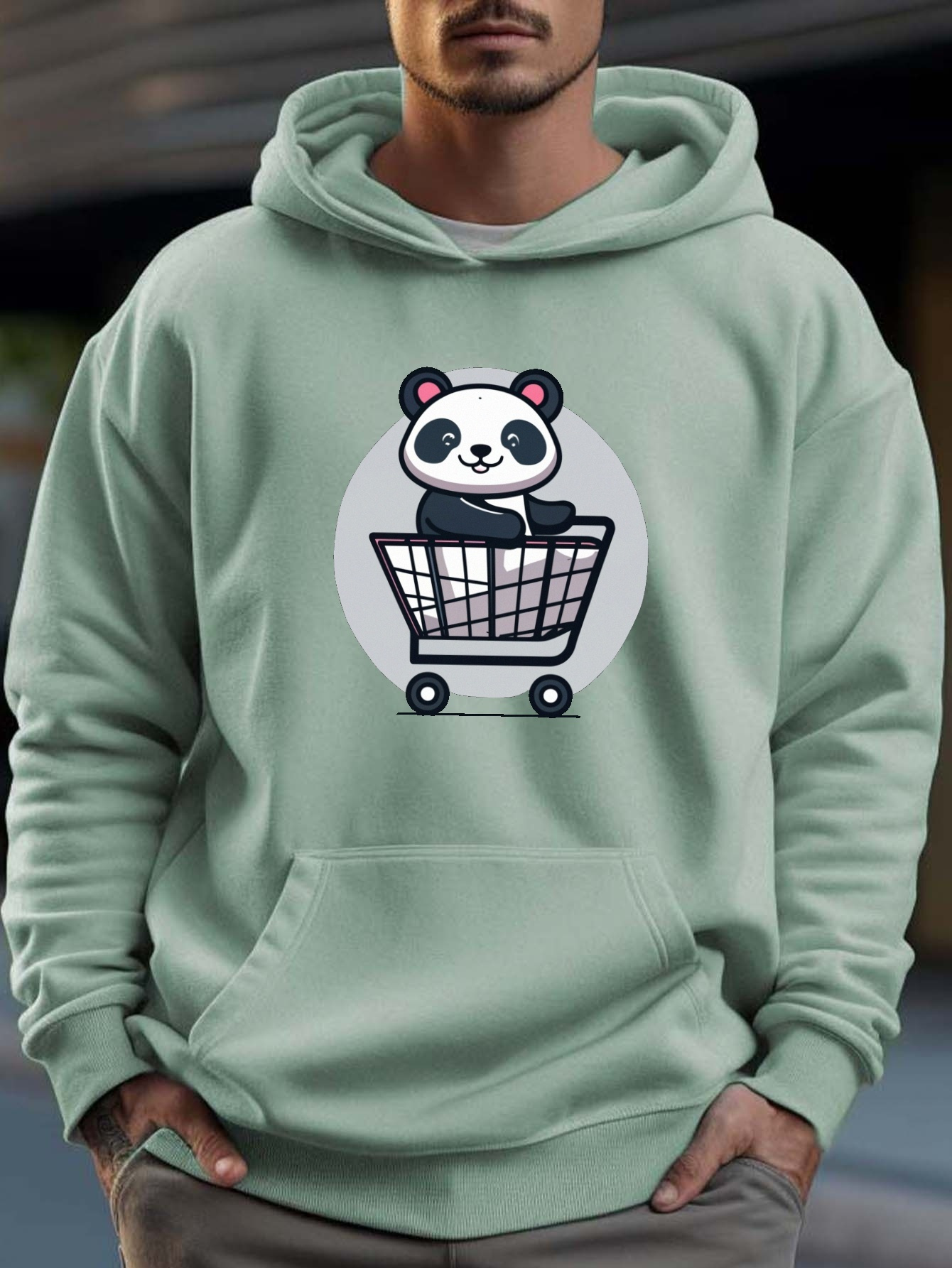 Sueter de best sale panda para hombre