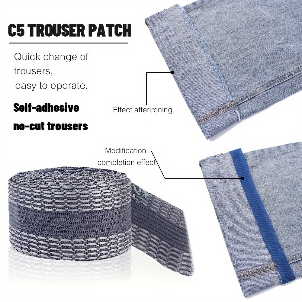 2m/6.56ft Adhesive Pants Hem Tape, Iron-On Hemming Tape, Self-Adhesive  Fabric Tape For Pants, DIY Sewing Supplies