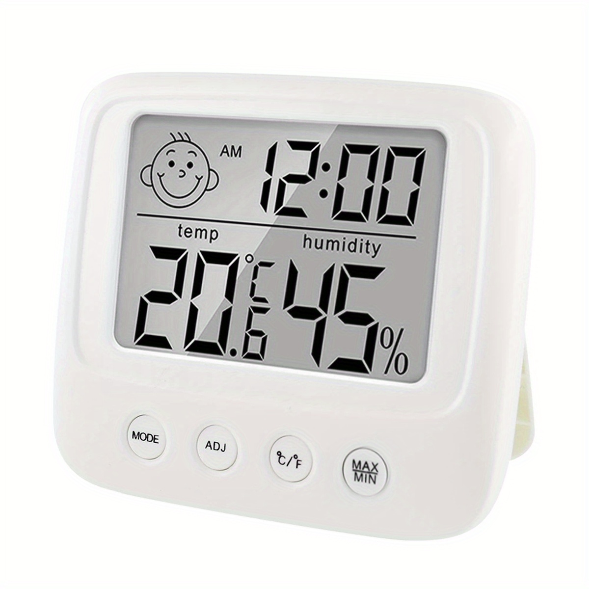 Desktop Digital Indoor Room Thermometer Hygrometer With Backlight And  Strong Magnet, Home Gadgets, Cheap Items - Temu