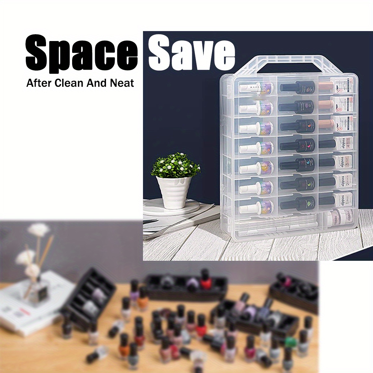 48 Thread Spool Plastic Organizer Storage Case (Empty)  Thread  organization, Thread storage, Sewing room organization