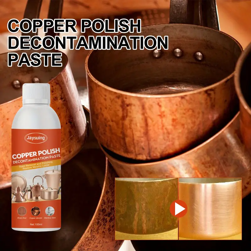 1 Bottle Copper Cleaner Copper Pot Copper Deoxide Brass - Temu