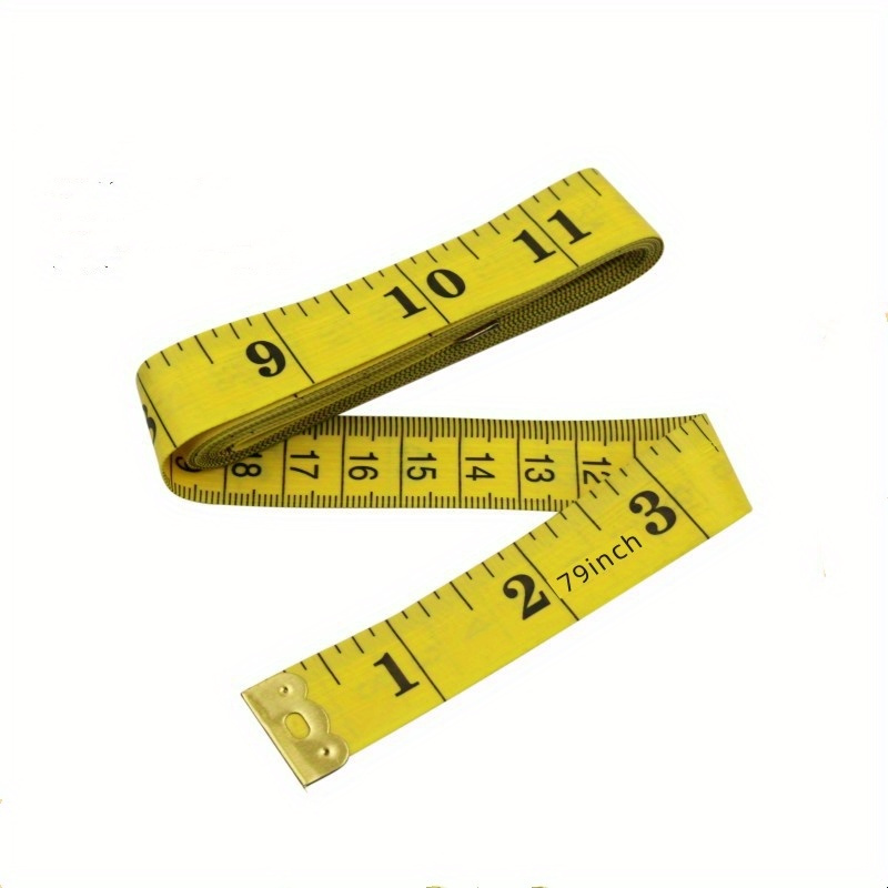 Yellow Soft Plastic Measuring Tape Professional Clothing - Temu