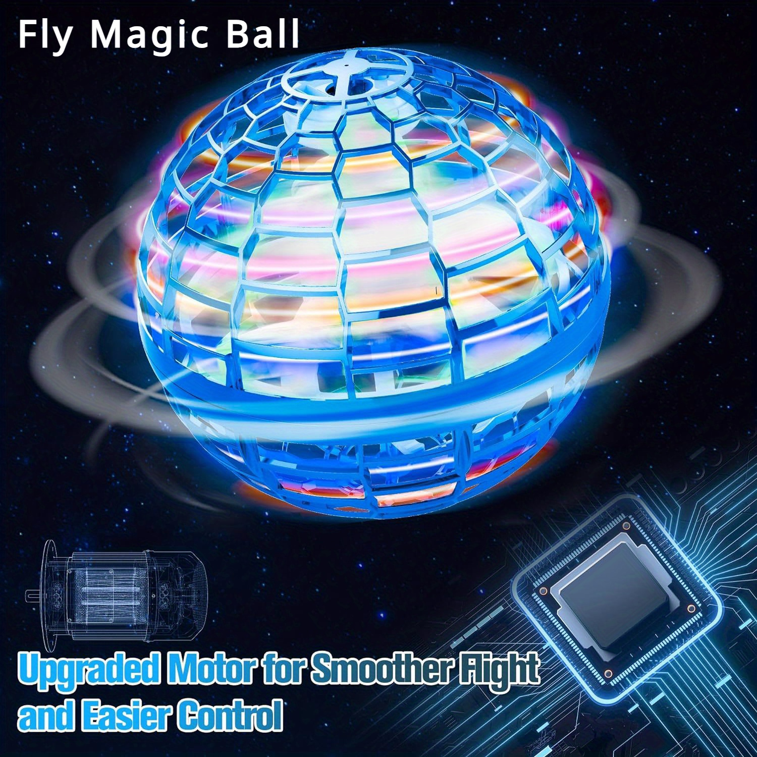 Upgraded Flying Ball Toy Hand Controlled Flying Ball Flying - Temu