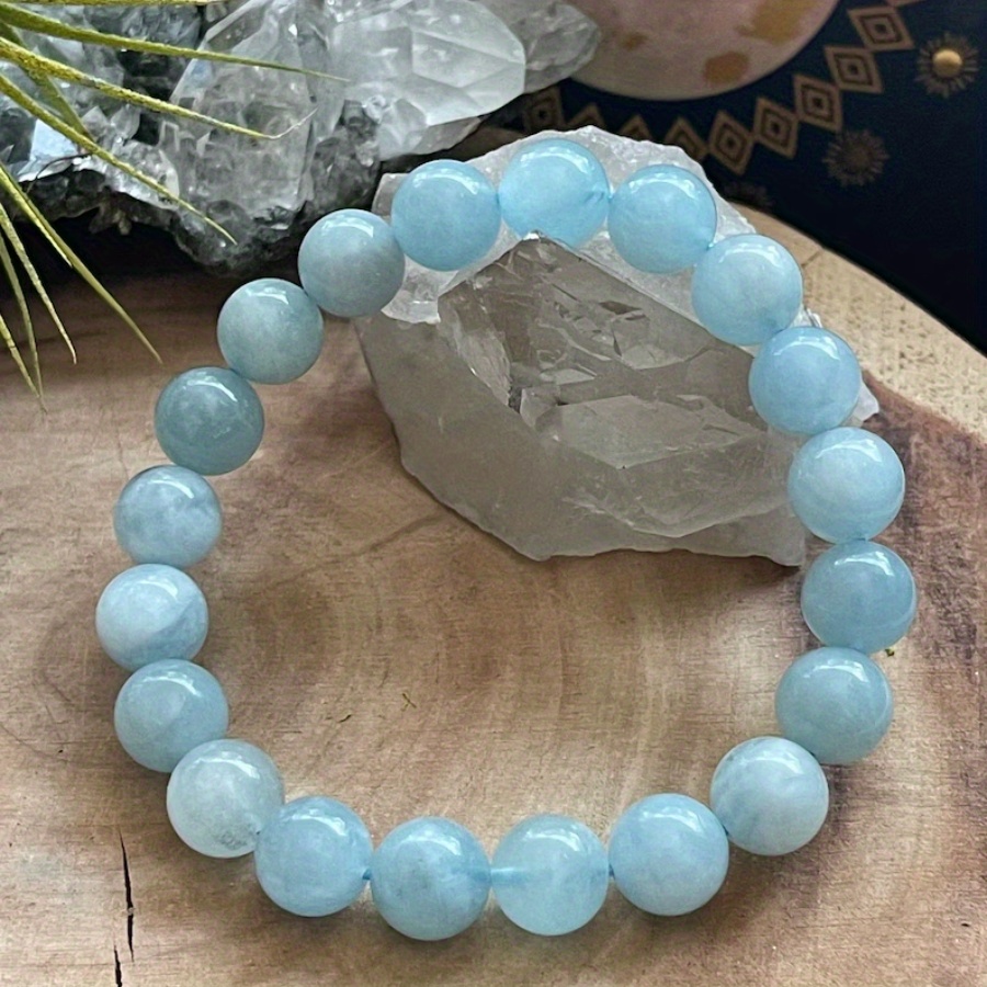 TEMU Pulsera De Cuentas De Piedra Natural, Regalos De Joyería Para Mujeres