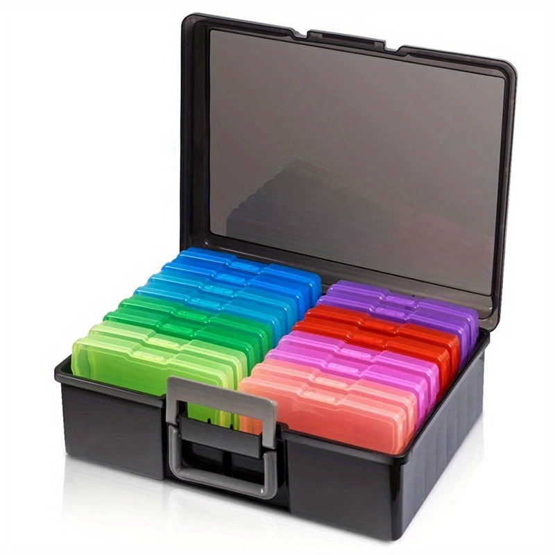 Large Handle Case With Inner Storage Box Photo Cases Craft - Temu