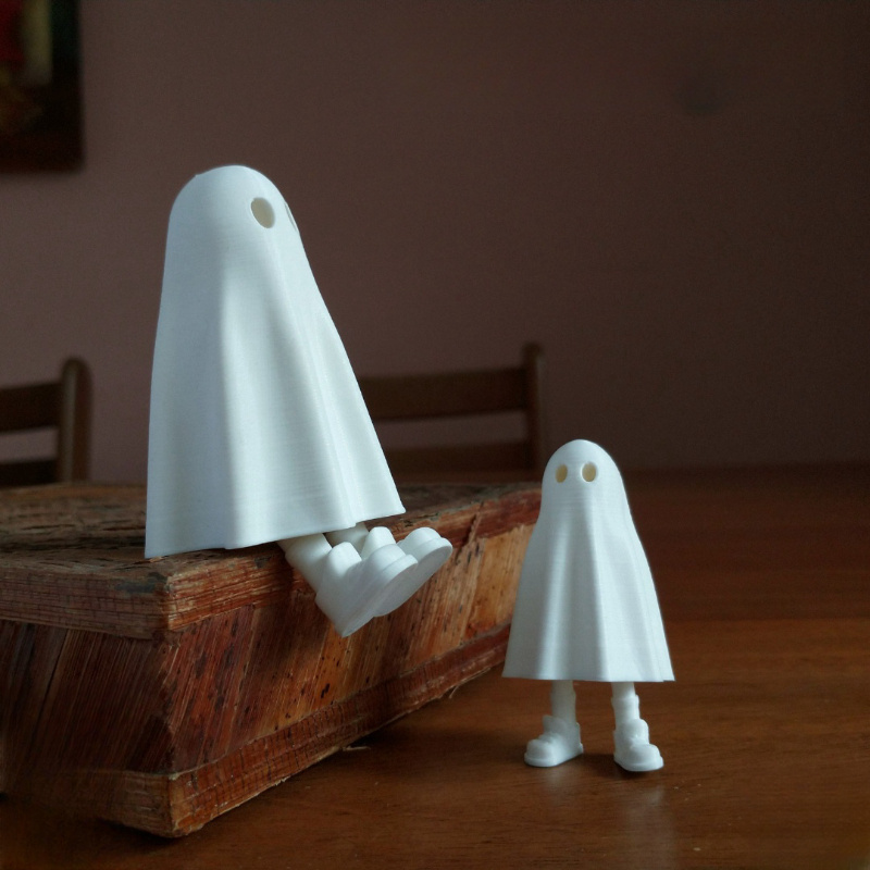 Pack de 2 láminas decorativas - Pareja de fantasmas