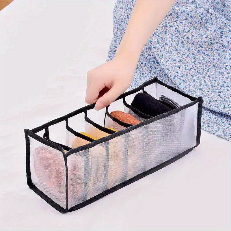 Multi grid Underwear Drawer Storage Box Foldable Clothes - Temu United  Kingdom