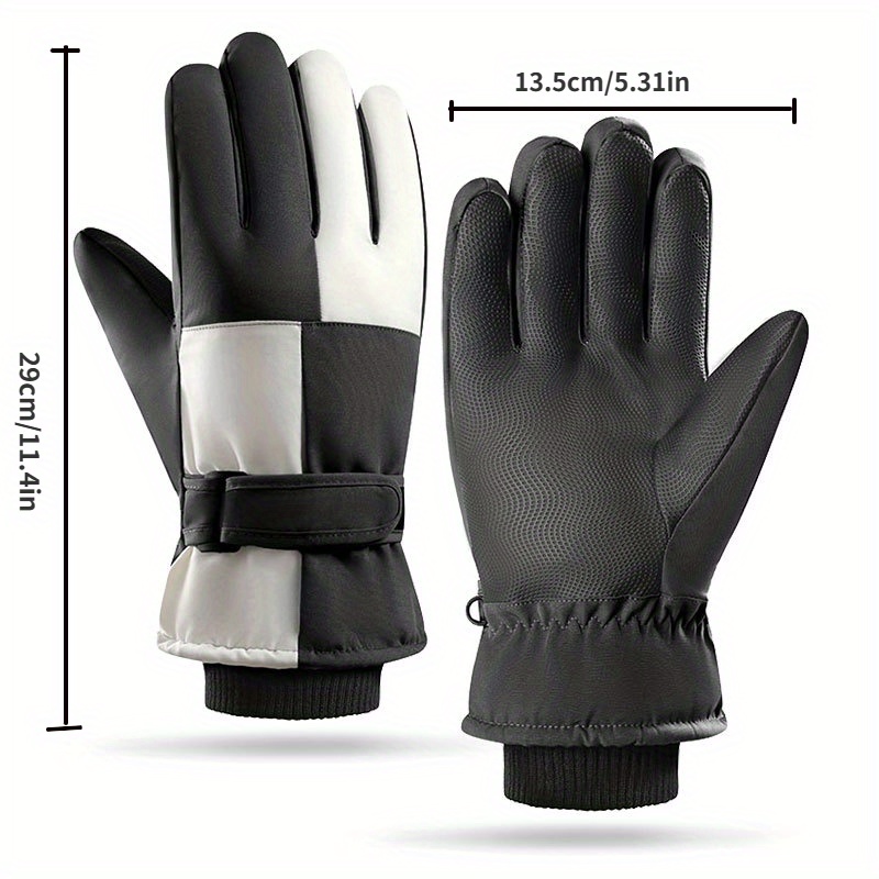 Winter Ski Gloves Waterproof & Windproof Outdoor Riding Mountaineering