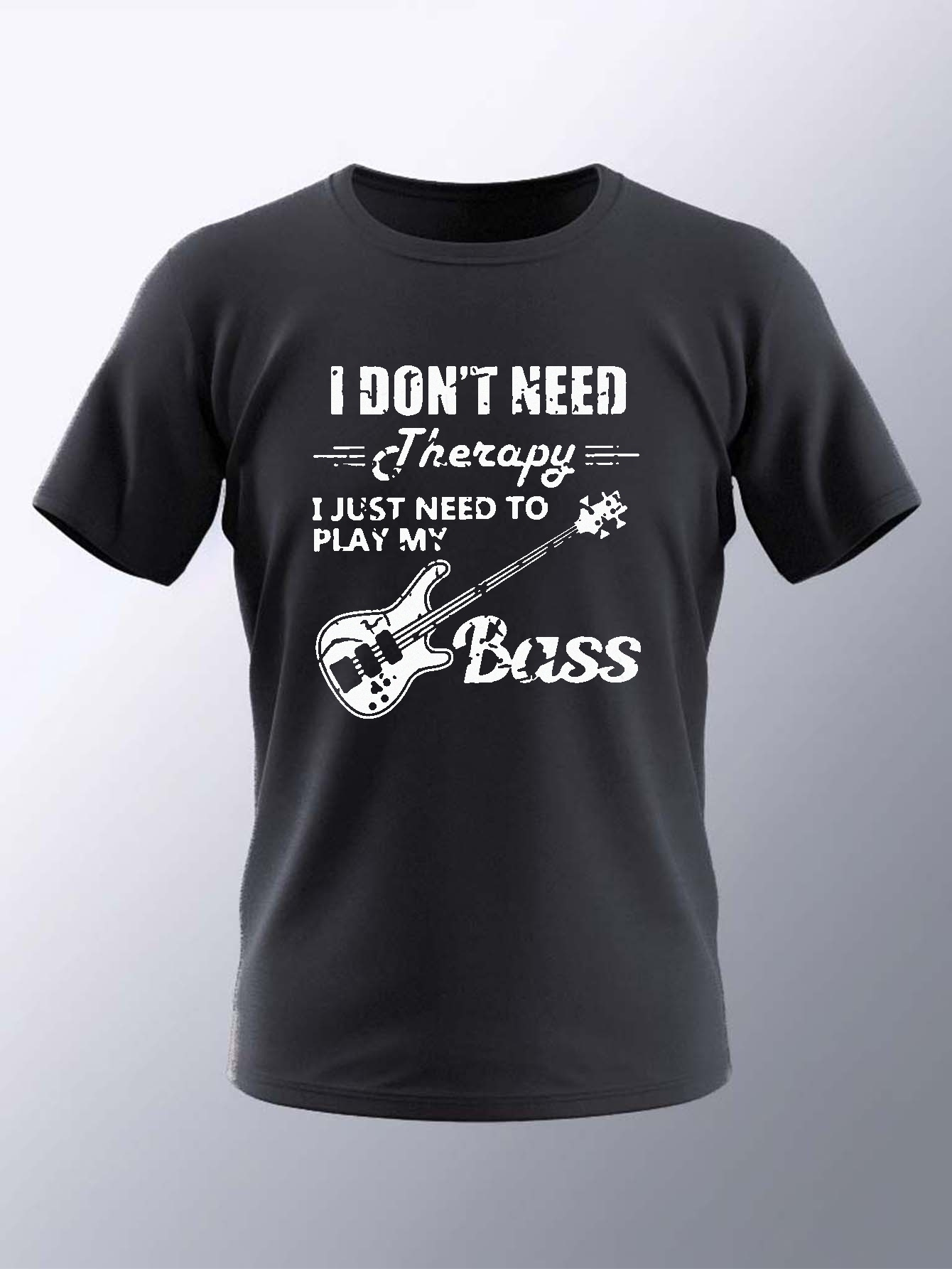 Bass Print T Shirt Tees Men Casual Short Sleeve T shirt - Temu