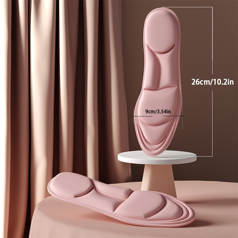 2pcs pair 5d memory foam adjustable wear resistant insoles