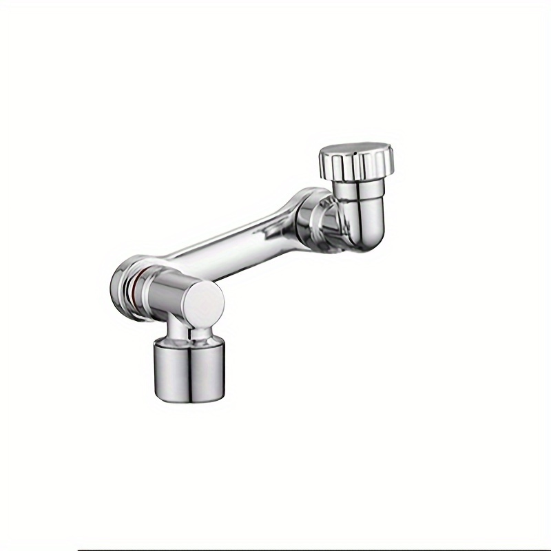 1pc Mechanical Arm, Washbasin Aerator, 1080 Degree Rotating , Toilet Splash Proof Water Mouth