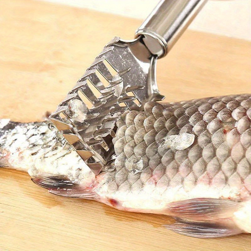 Fish Skin Brush Scraping Fishing Scale Brush Graters Fast Remove