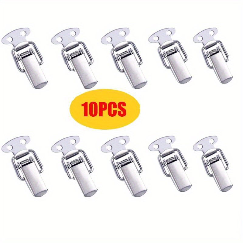 10pcs Toggle Latches Spring Loaded Clamp Clip Case Box Latch Catch Toggle  Tension Lock Lever Clasp Closures Crate Lock Snap Lock, Don't Miss These  Great Deals