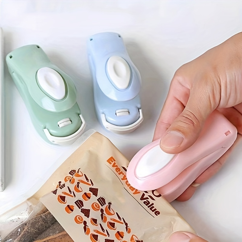 TEMU 1pc Portable Handheld Heat Sealing Machine For Food, Snacks, And Plastic Bags - And Convenient For Home And Travel