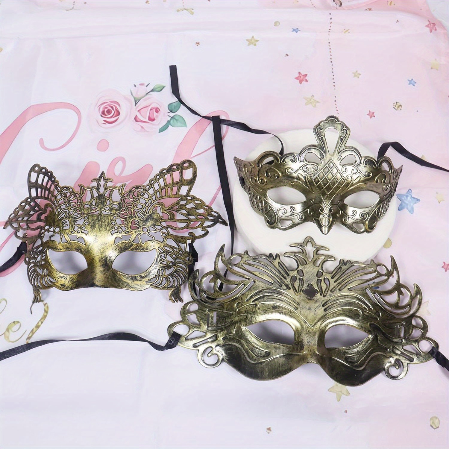 Masquerade Mask With Stick Venetian Womens Masquerade Masks For