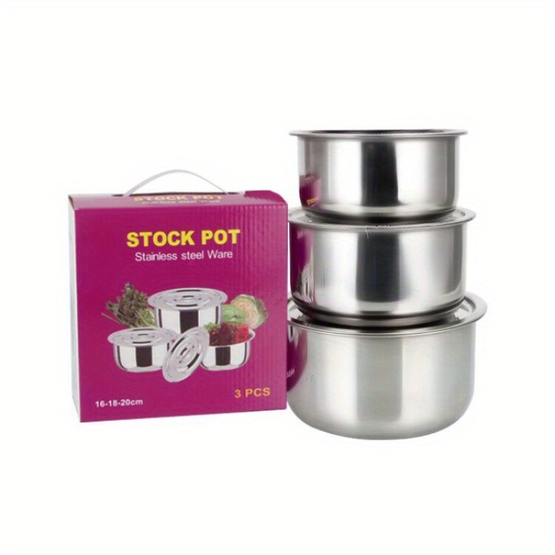  Stockpots - Olla grande de acero inoxidable de grado