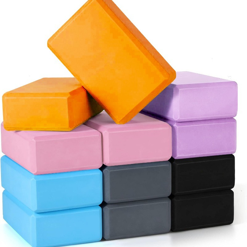 2 Pack Yoga Blocks High Density Eva Foam Brick Soft Non-slip