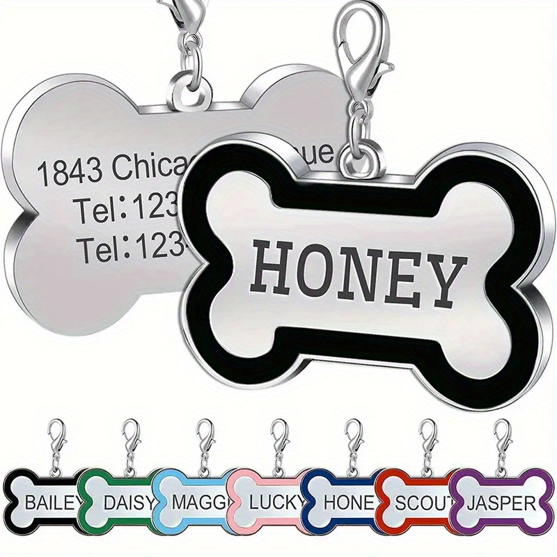 Custom dog 2024 id tags