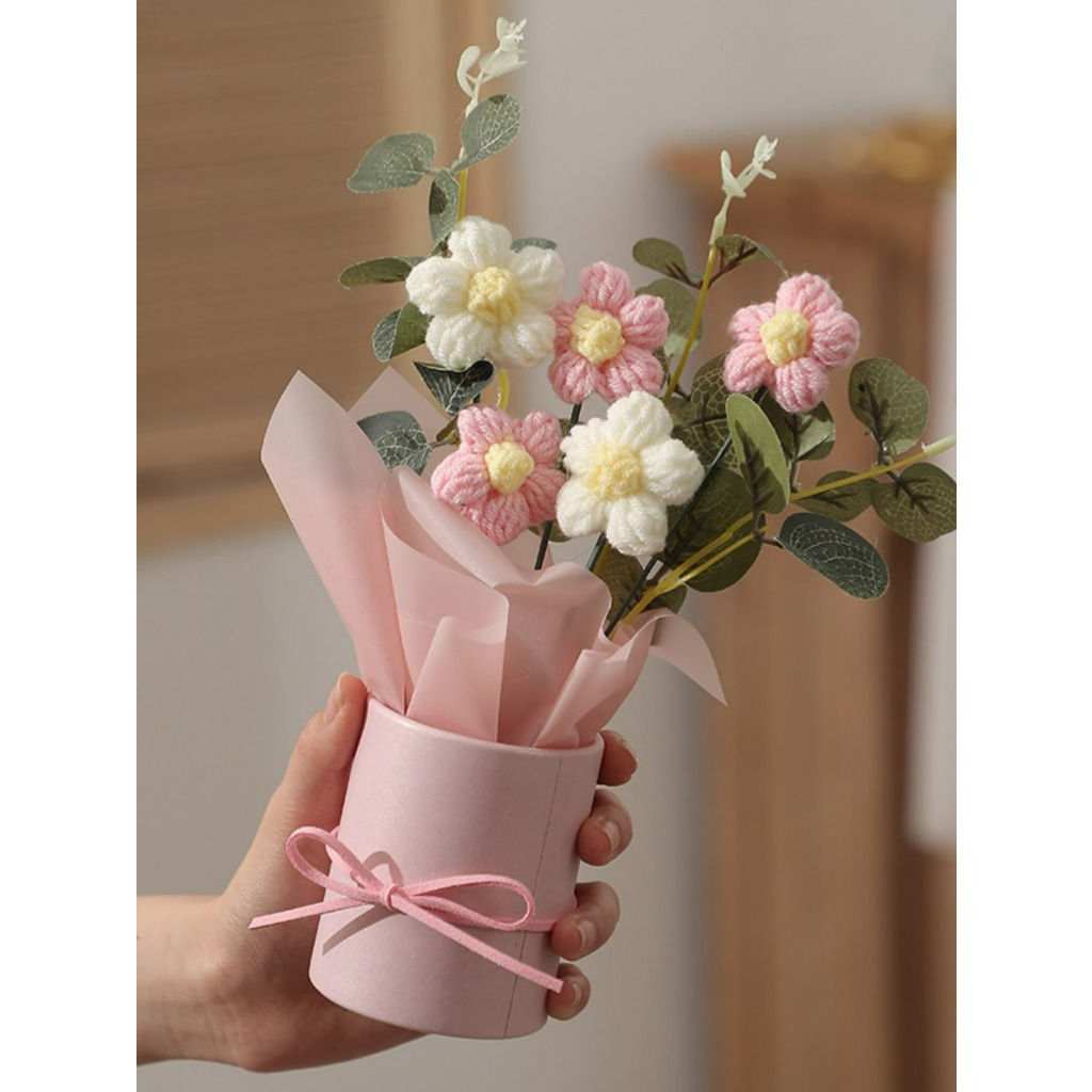 Handmade diy custom ribbon rose flower 33pcs finish products for