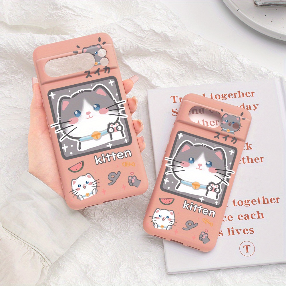 

Cartoon Popular Pattern Liquid Silicone Protective Phone Case For Google 8pro/8/7pro/7a/7/6pro/6a/6