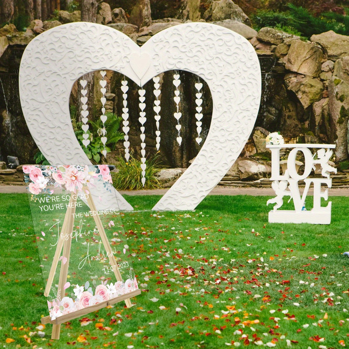 Custom Acrylic Wedding Sign