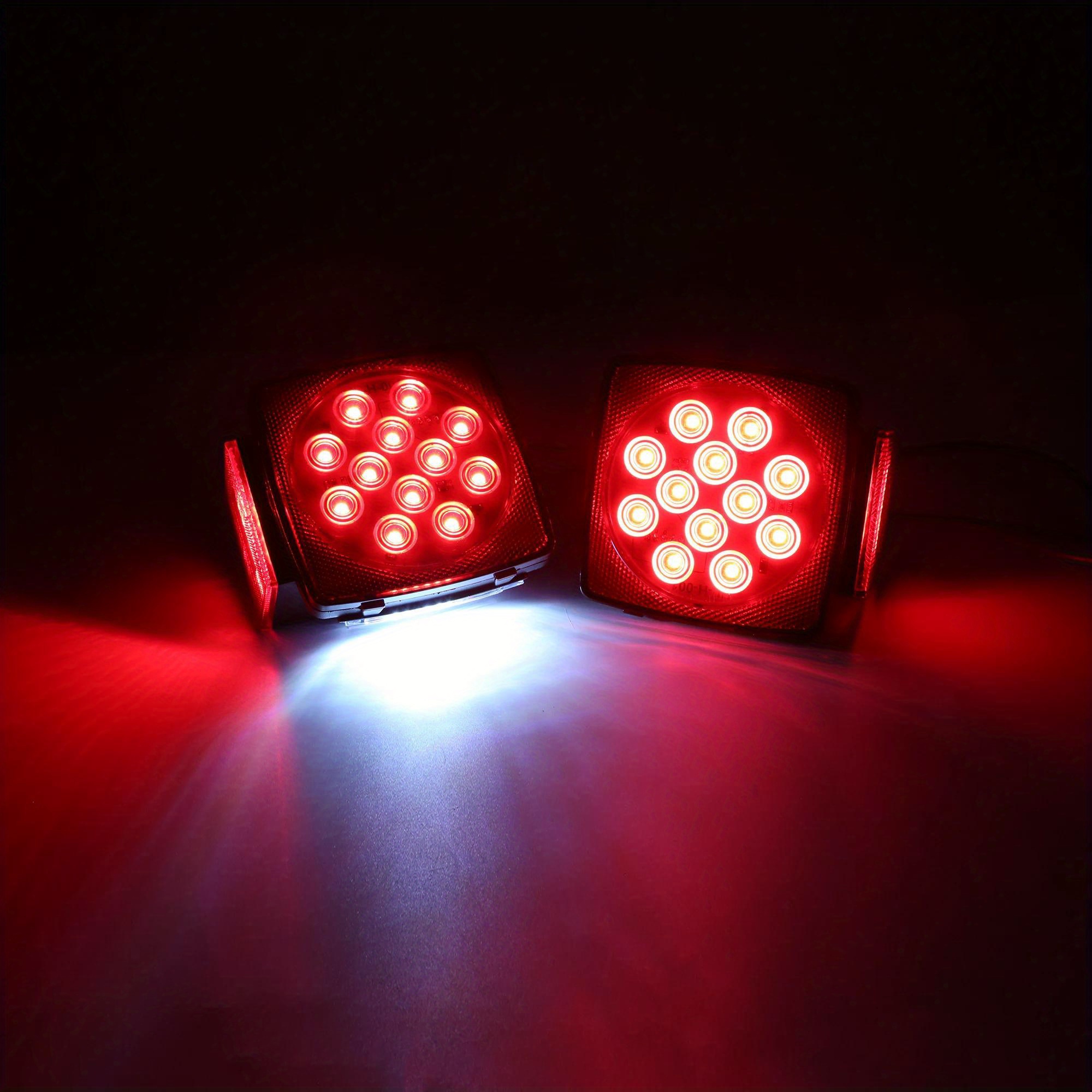 Luces traseras LED para remolque de 12 V Luces LED sumergibles para remolque