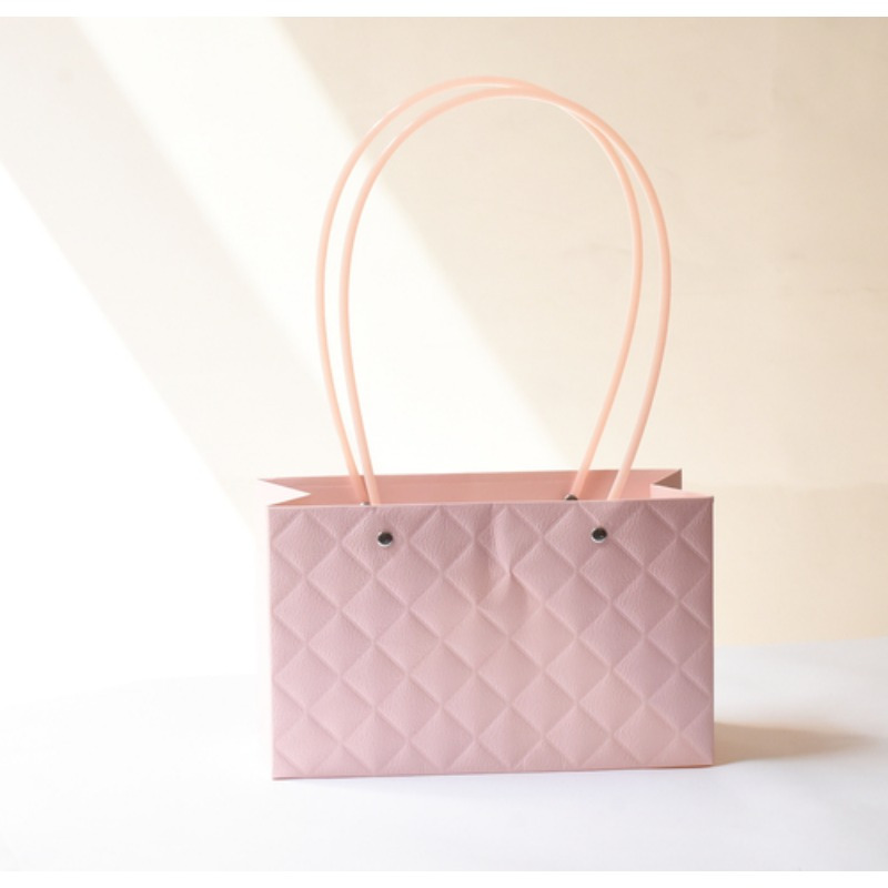 Macaron Color Flower Packaging Handbag Gift Bag Flower Shop Flower Box