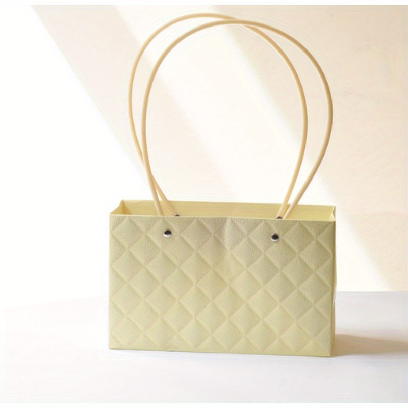 Macaron Color Flower Packaging Handbag Gift Bag Flower Shop Flower Box