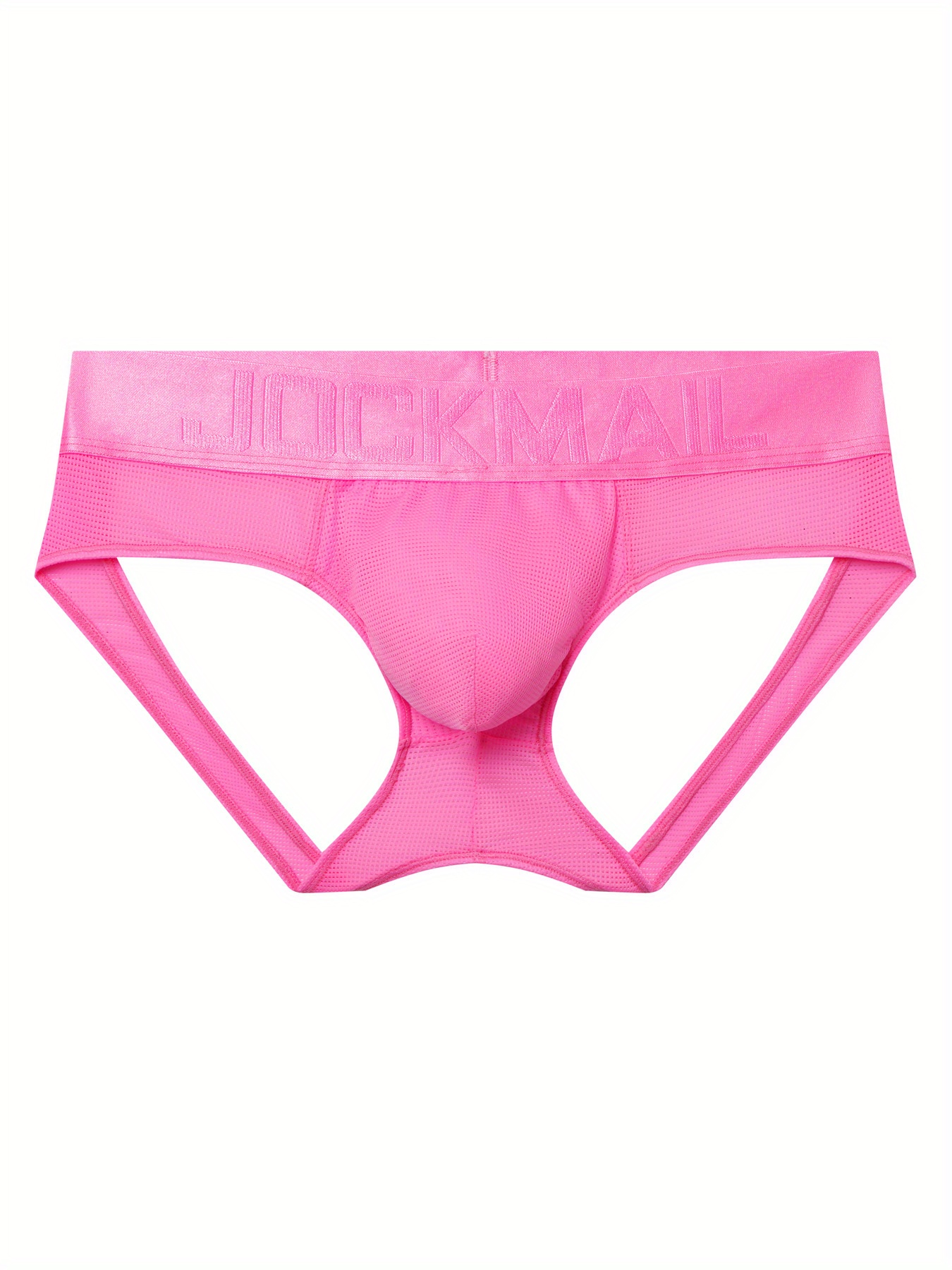 Men's Low Rise Sexy T-Back Jockstrap Open Back G-Strings Bikini Thongs  Underwear