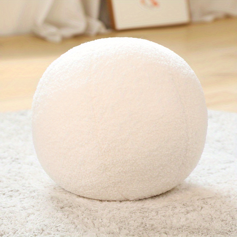 Soft Plush Cushion Round Sofa Warm Pillow Living Room Decoration