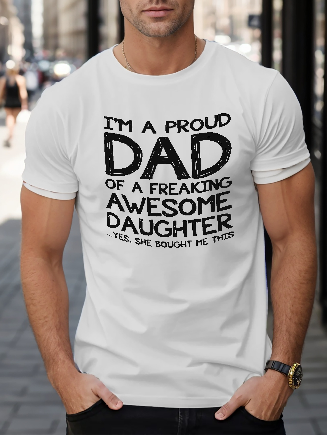Camiseta Hombre manga corta - Padre solo hay uno y guapo como el mio ninguno