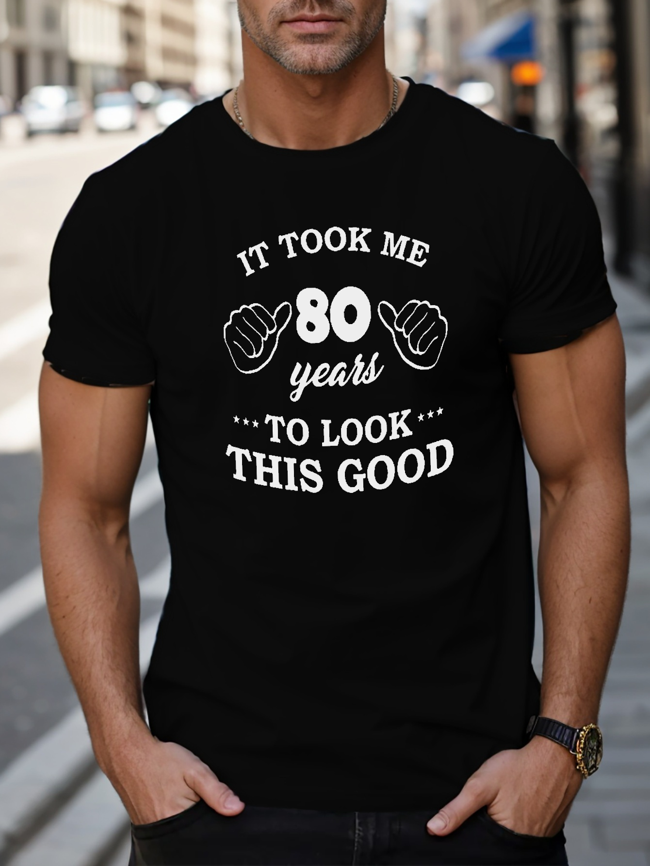 80 Years of Being Awesome Pickleball 80th Birthday T-Shirt