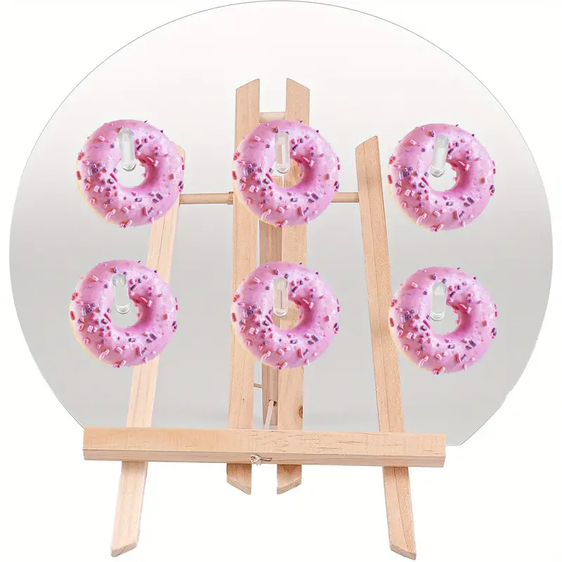 1pc 6/9 Agujeros Donut Display Stand Soporte Pared Acrílico - Temu