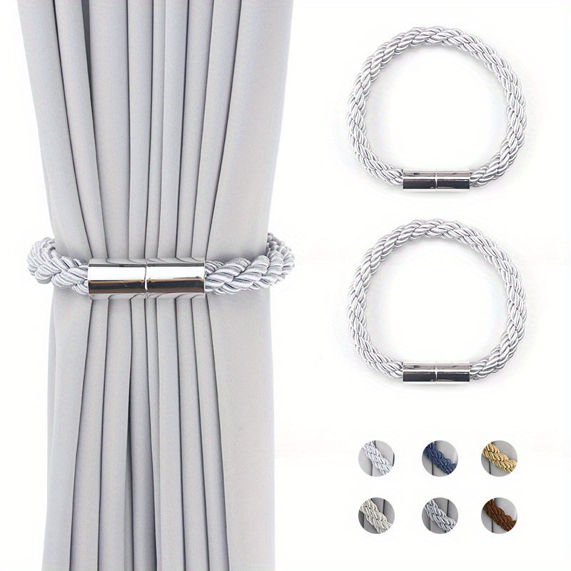 Curtain Tieback Decorative Pearl Magnetic Rope Curtain Tie - Temu
