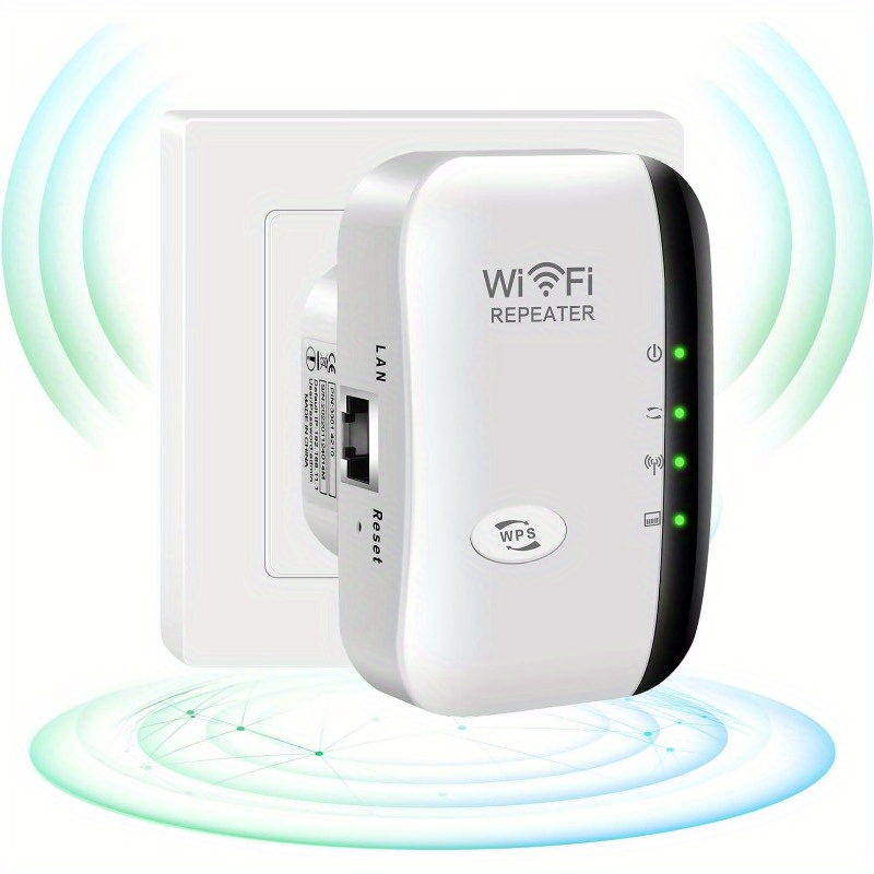WiFi Extender, WiFi Signal Booster Up to 3000sq.ft and 28 Devices, WiFi  Range Extender, Wireless Internet Repeater, Long Range Amplifier with  Ethernet Port, 1-Tap Setup, Access Point, Alexa Compatible White