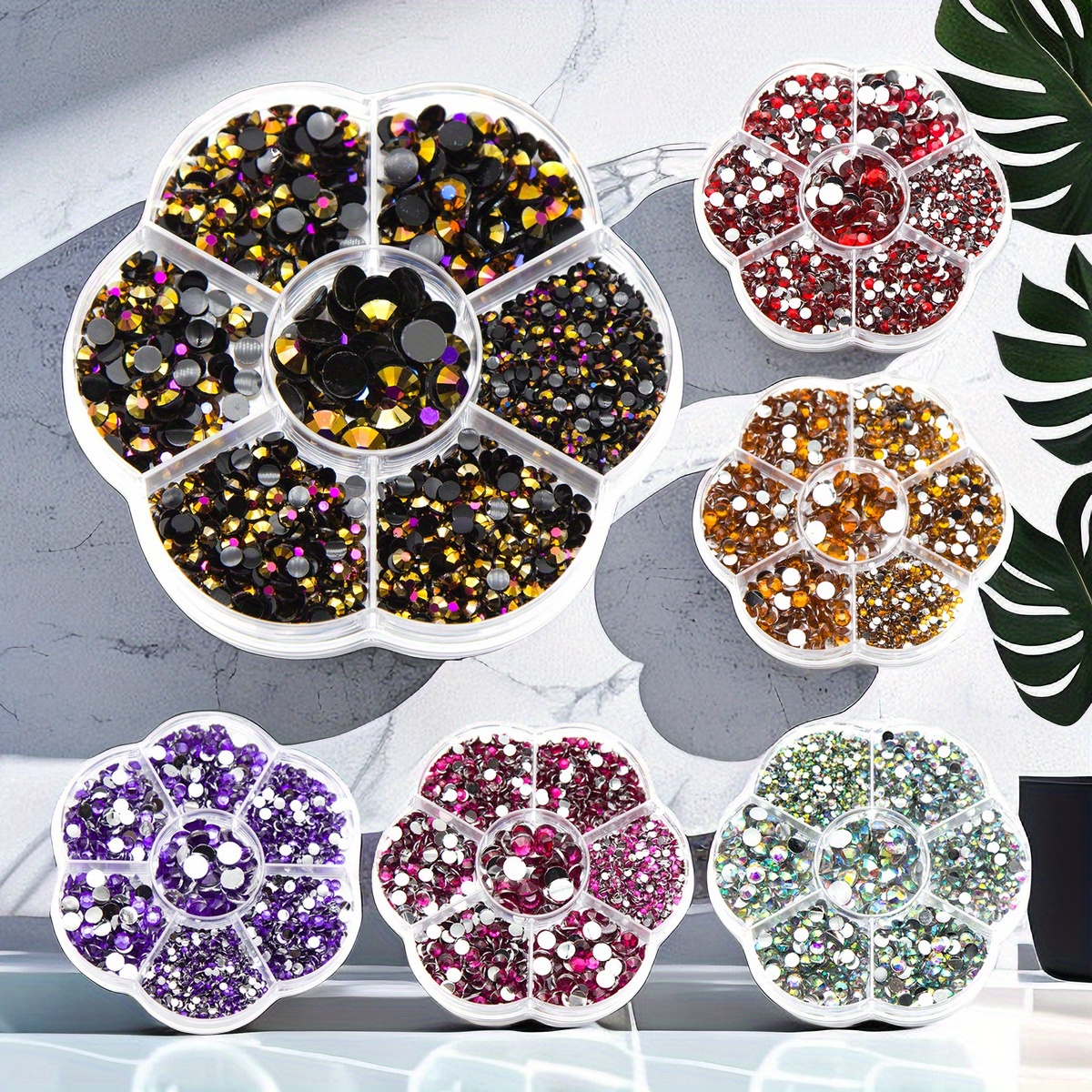 Flat back Crystal Rhinestones In 5 Sizes Includes Pick up - Temu