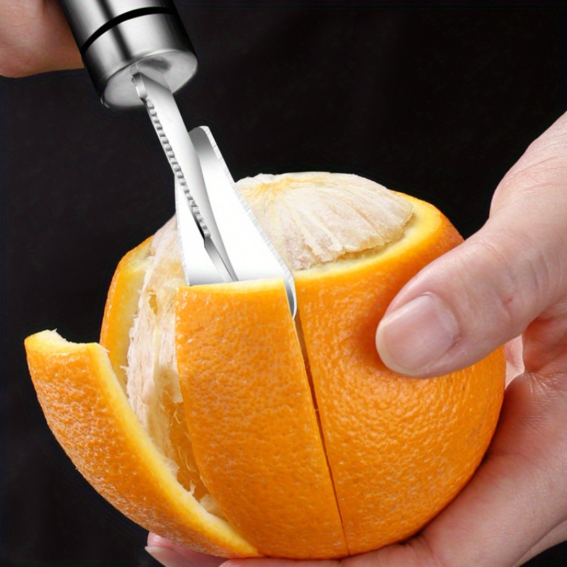 Ouvre-pamplemousse en acier inoxydable, éplucheur pomelo orange fruits  outil d'épluchage