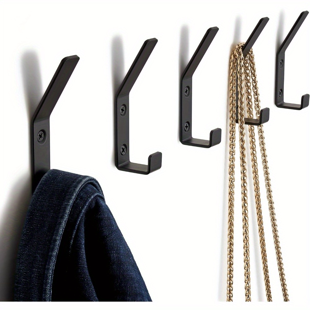 Coat Hooks Wall Mounted Coat Hooks Metal Robe Hooks Hangers - Temu