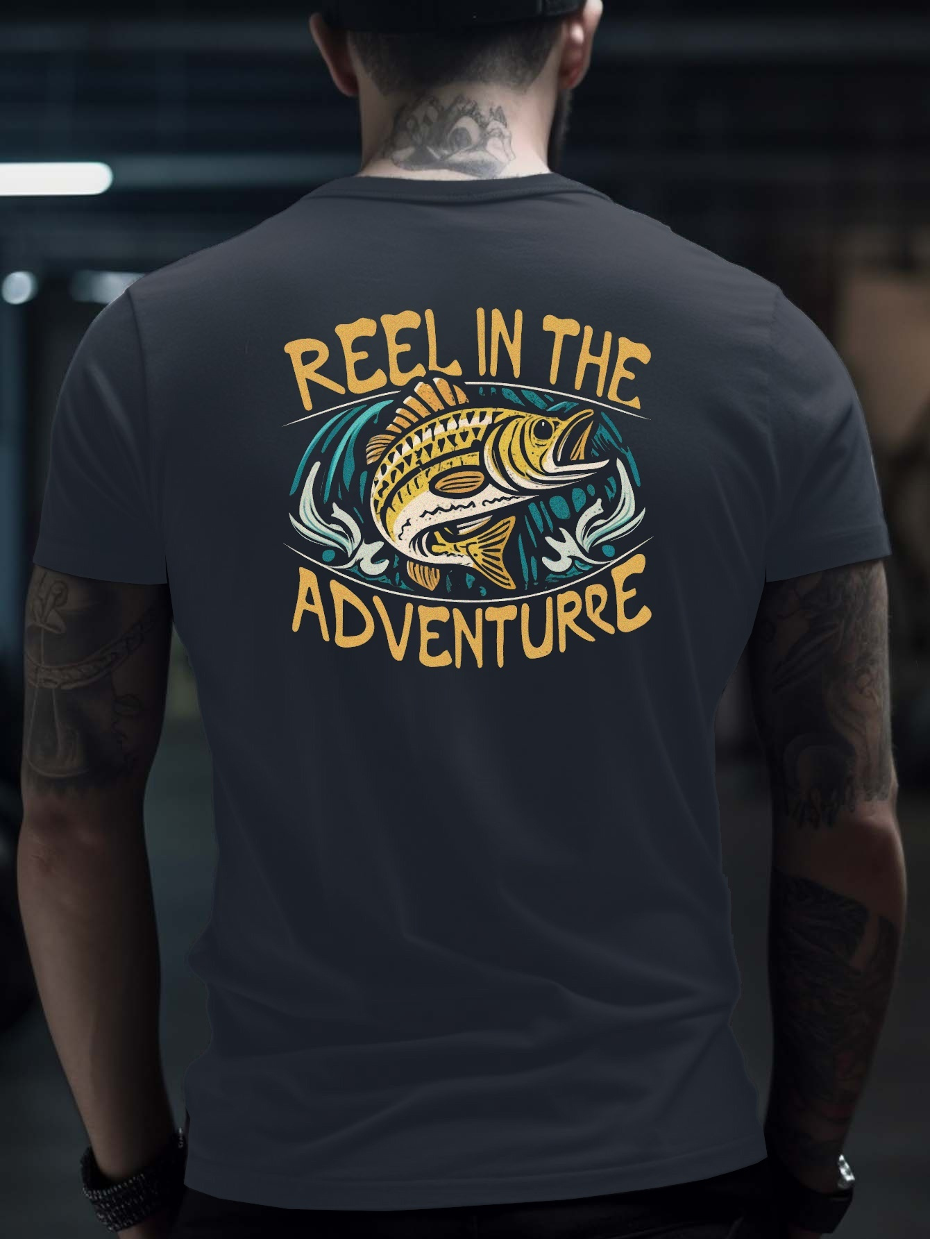 Fishing Adventure Print Men's Trendy Short Sleeve T shirts - Temu New  Zealand