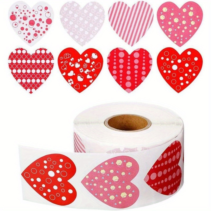 Valentine's Day Stickers Vintage Heart Shape Self adhesive - Temu New  Zealand