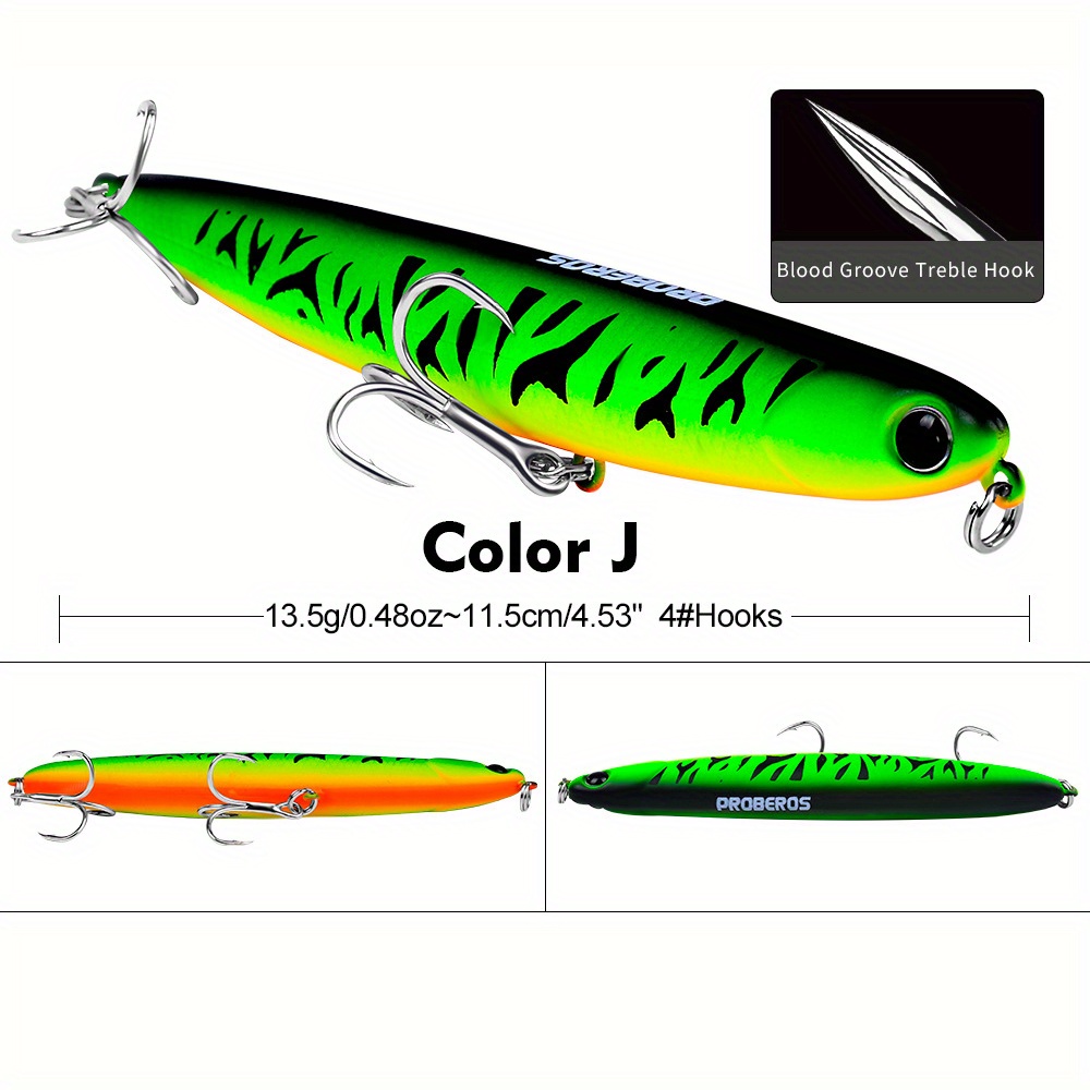 Topwater Fishing Lure Surface Floating Bait Topwater Lures - Temu