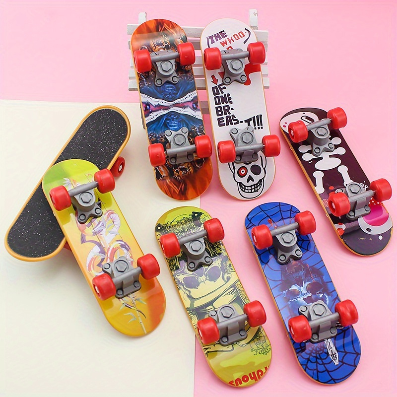 Finger Skateboards, Mini Finger Skateboards för barn Kit, Interaktiv  Freestyle Skate Game Julklapp