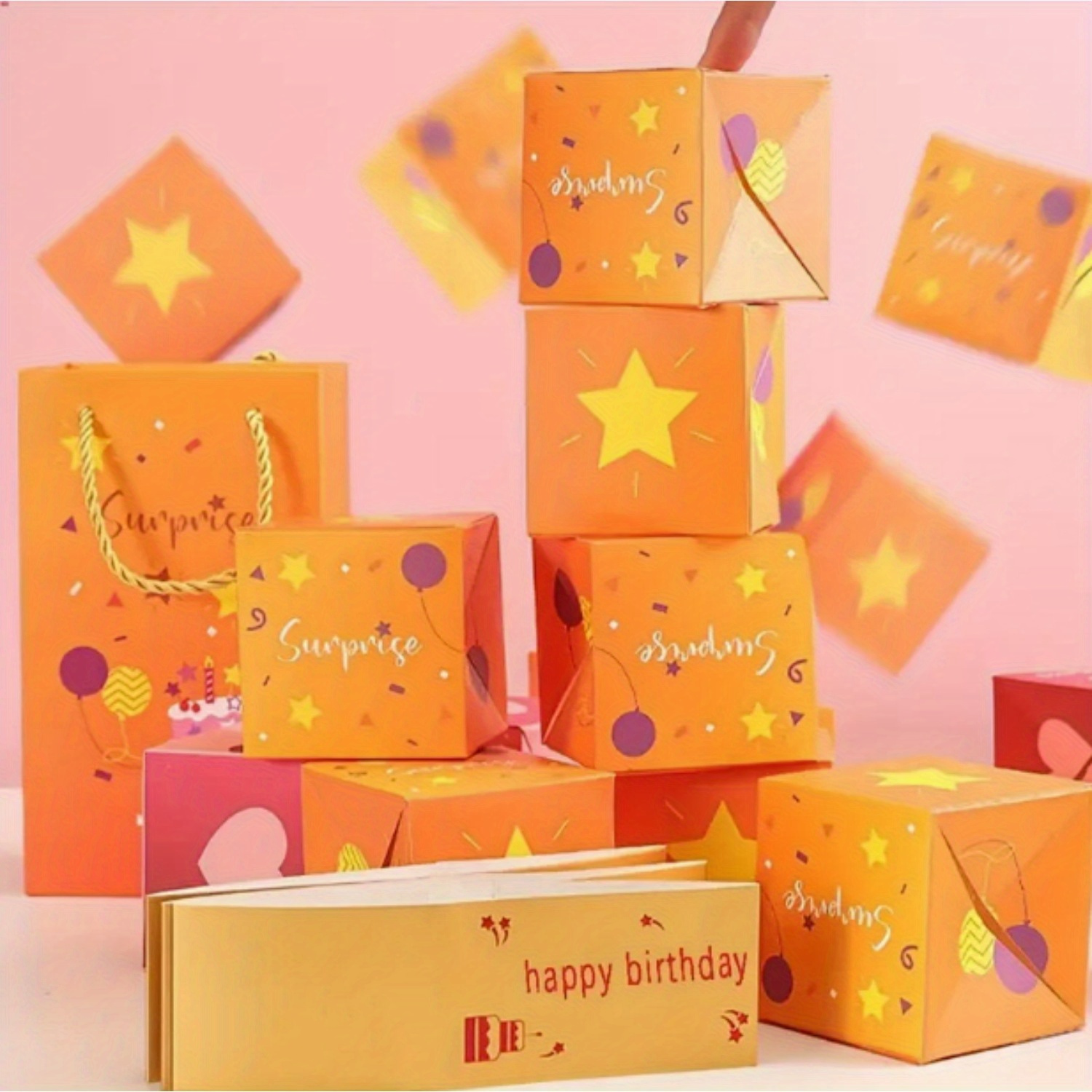 Surprise Gift Box Explosion For Money Unique Folding - Temu