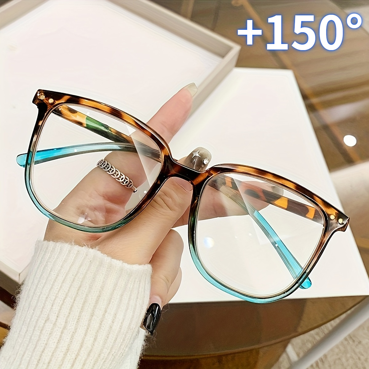 Fashion Design Reading Glasses with Light Magnifying Glasses with Light Led  Magnifier Eyeglasses Nighttime Reader Frame Dropship